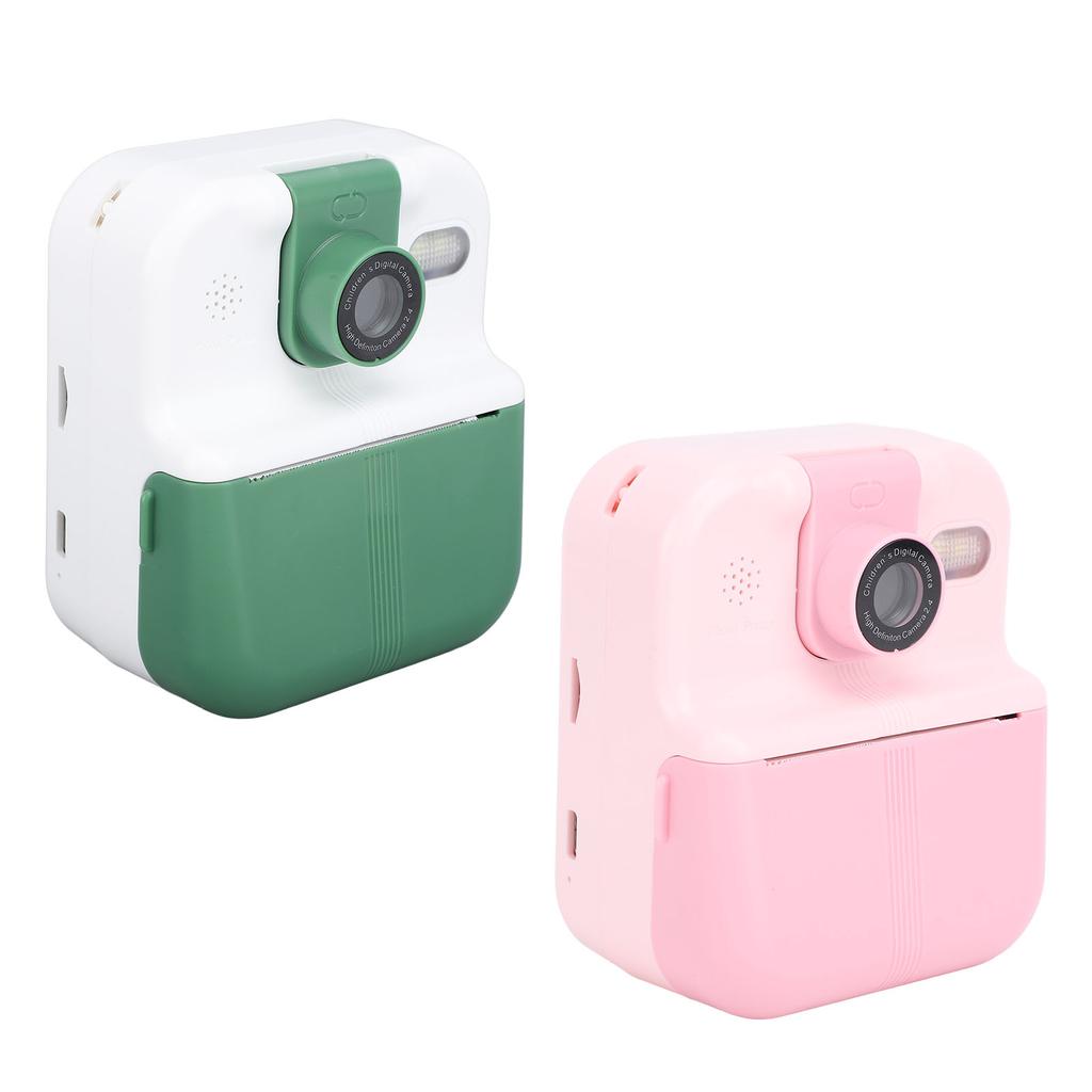 Camera Instant Print 2.4 Inch IPS Screen Selfie Digital Camera with 1080P Videos Portable Travel Cam