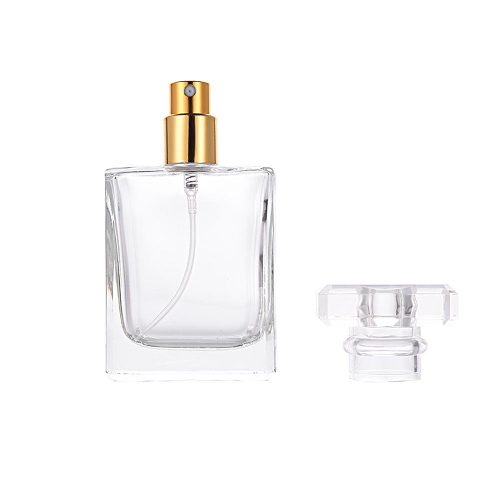 50ml High Quality Glass Crystal Transparent Spray Bottle Atomizer Refillable Bottle Perfume Bottle