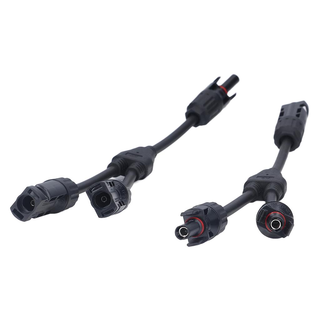 Y-образный параллельный адаптер, латунный PPO, 3-контактный разъем для солнечной батареи, разъемы для панелей аккумуляторов 2 в 1, 1000 В