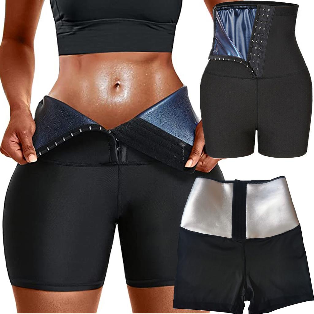 Sweat Shapewear Shorts Pants Thigh Slim Suit Waist Trainer Control Leggings Pants Compression Shaperwear Tummy Control Tights