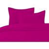 Duvet Cover - HOMEROKK - 240x260 Cm - 100% Cotton - 2 Pillowcases - Fuchsia
