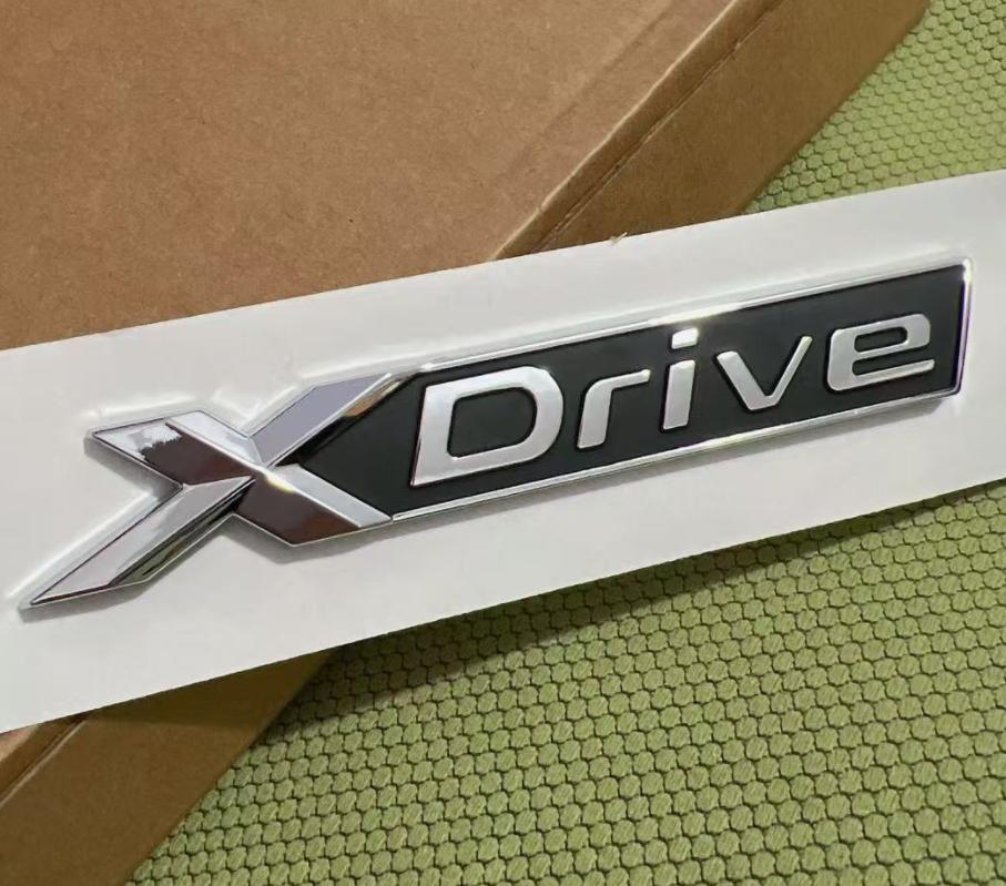 Cxjva7 1 шт. Новые Черно-Хромированные Нижние Буквы Крыла Эмблемы XDrive для 1 3 4 5 6 7 Серии X1 X3 X4 X5 X6 Z4 GT Значки X Drive