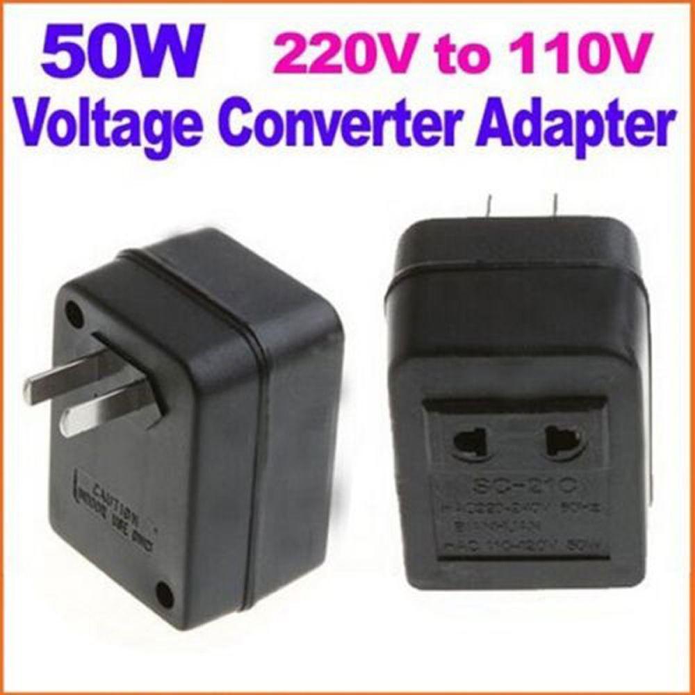 Portable Transformer Step Down Voltage Converter Travel Adapter US AC 220V To 110V 10W