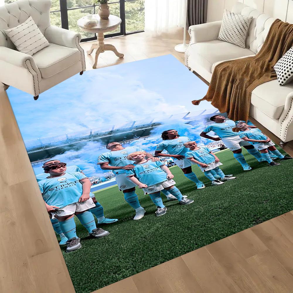 Manchester City Floor Rug Office Rug Perfect For Hallway Dormitory Foyer Decorate Room Antislip Carpet Anime Office Decor Best For Christmas