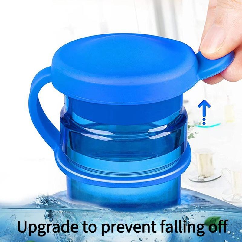 1PC bottled bucket sealing cover, purified water household vat water anti-gray silicone cover, reusable universal cover