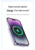 Прозрачный противожелтый противоударный чехол MagSafe для iPhone 17 Pro Max