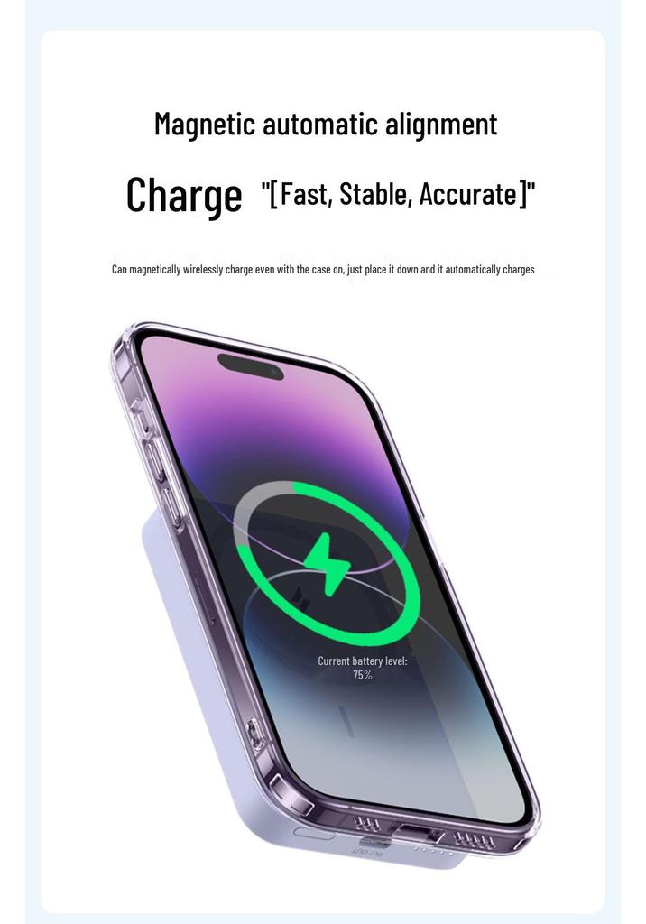 Прозрачный противожелтый противоударный чехол MagSafe для iPhone 17 Pro Max