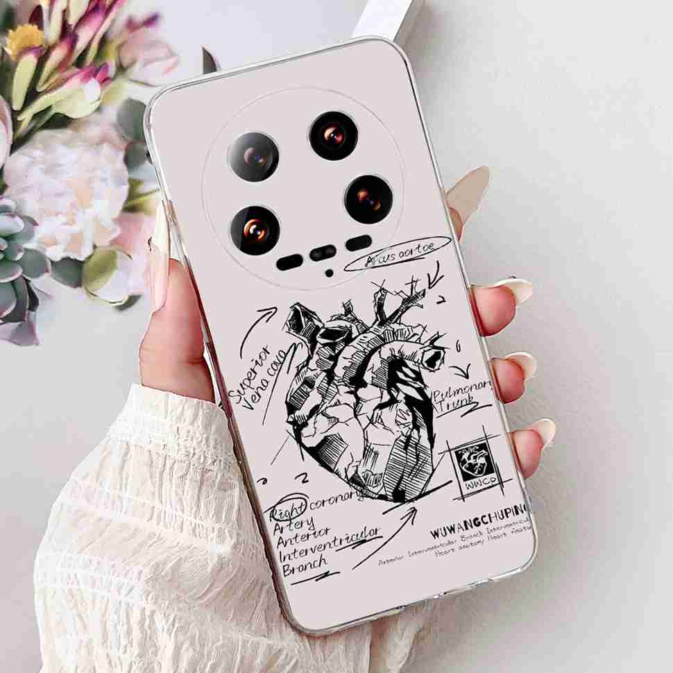 Case For Xiaomi 14 Ultra Butterfly Silicone Soft Phone Cover For Xiaomi Mi 14 Mi14 Ultra Shockproof Back Fundas Xiaomi 14Ultra