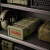 3D-печатный ящик для 50 патронов 9 мм, компактный и прочный, с выдвижным ящиком и боковым замком, для снаряжения на стрельбище, идеальный подарок папе/выпускнику