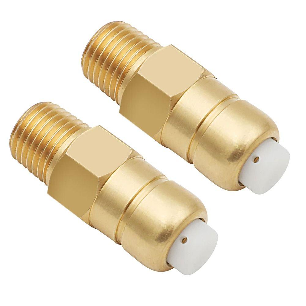 2pcs Brass Thermal Release Valve 1/4" Temperature Control Valve  Pressure Washer Pump