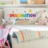 Rainbow Motivational English and Stars Home Background Wall Beautification Stickers