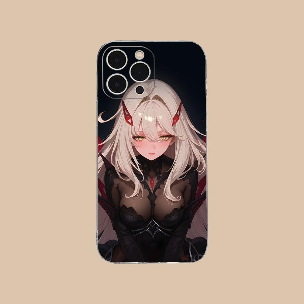 Чехол для телефона Genshin Impact Ronova для iPhone 17 16 15 14 13 12 11 X XR XS Air Pro Max Plus Mini Прозрачный Цветной Чехол для Мобильных Телефонов