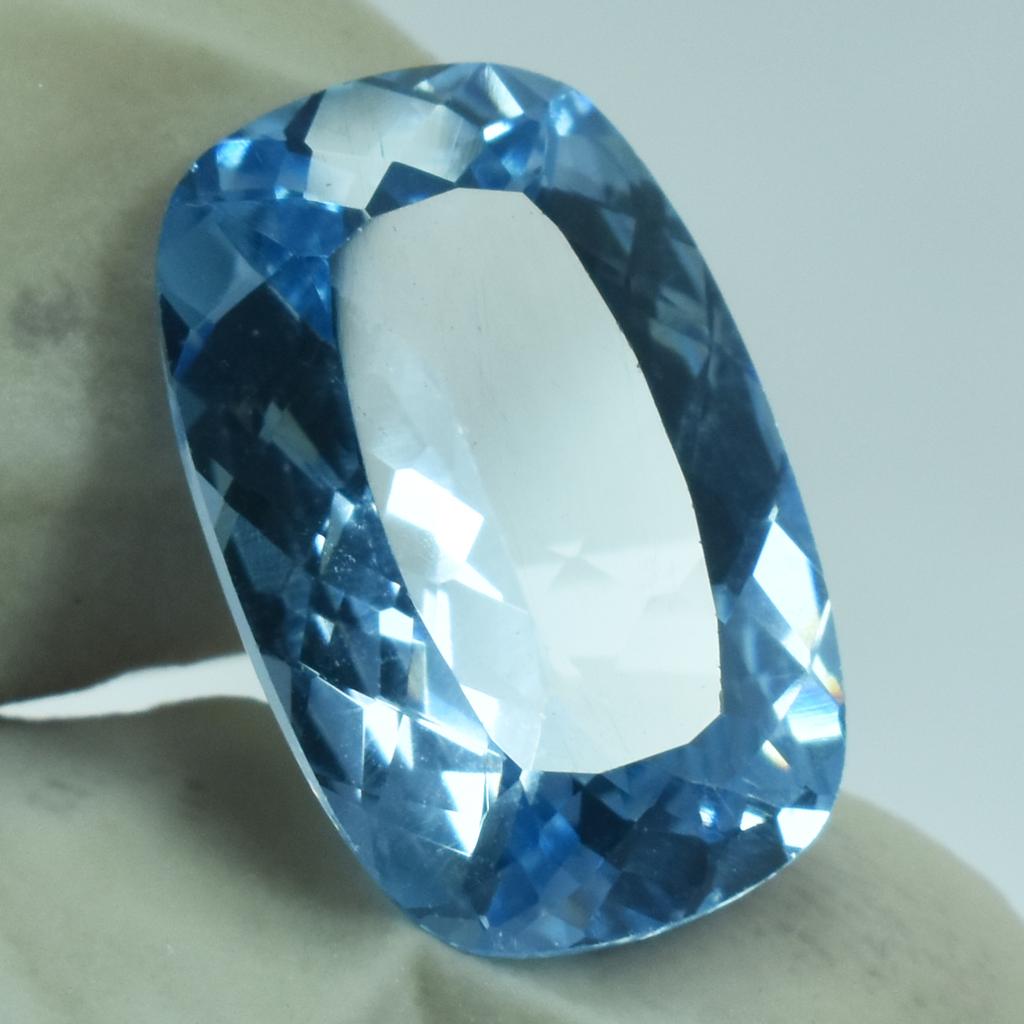 Natural Blue Sapphire Loose Gemstone 8.35 ct Cushion Shape September Birthstone for Gem Collections