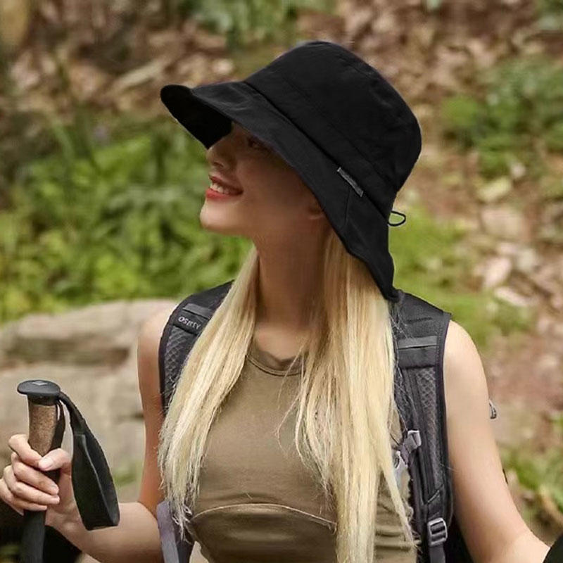 Outdoor Unisex Wide Brim UV Protection Sun Hat Summer Beach Bucket Cap Breathable Cooling Fishing Hats