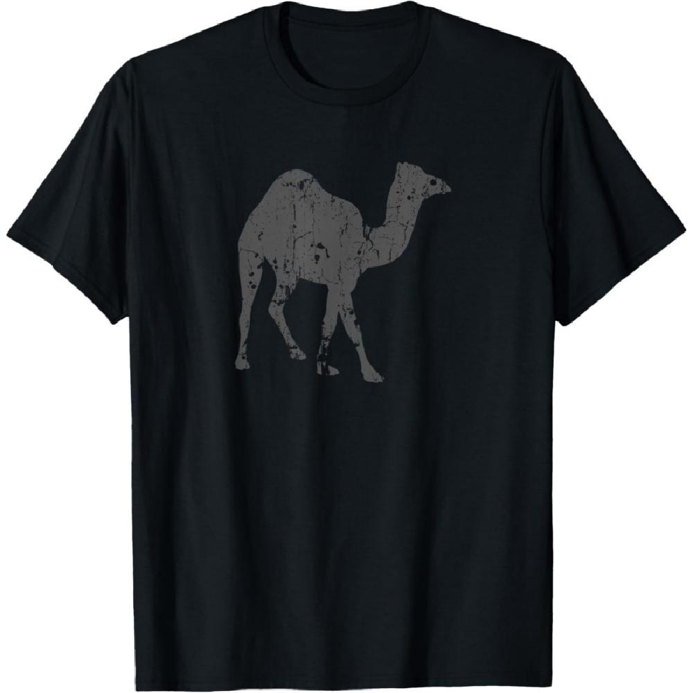 Camel Vintage Design - Camel Print T-Shirt