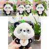 Enchanting Panda Plush Doll Keychain With Short Plush Texture Perfect For Collectors