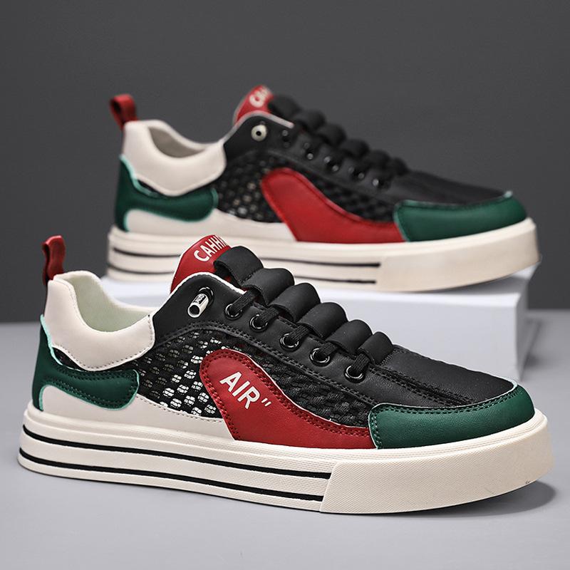 Fashion Men's Shoes Can Be Worn In All Seasons, Breathable Color Matching Board Shoes, Sports and Leisure, Daily Flat-bottomed Wear, Trendy Men's Shoe
