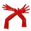 1Pair Women Gloves Leather Mittens Arm Length Opera Wet Look Evening Dress Cosplay