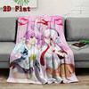 Super Sonico 2D Flat Pattern Flannel Blanket High quality All Seasons Warmth and Comfort Perfect for Christmas Gifts.DMT0925237