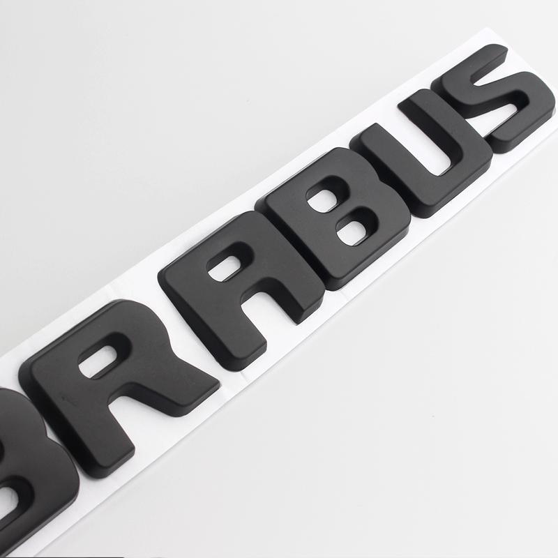 Металлические автомобильные наклейки Mercedes-Benz BRABUS: Задний значок и декоративные наклейки на кузов