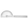Rotating Protractor Ruler, 0-180 Degrees, Stainless Steel, Ruler, Measuring Tool, Angle and Length Measurement, Suitable for Student Drawings, Enginee