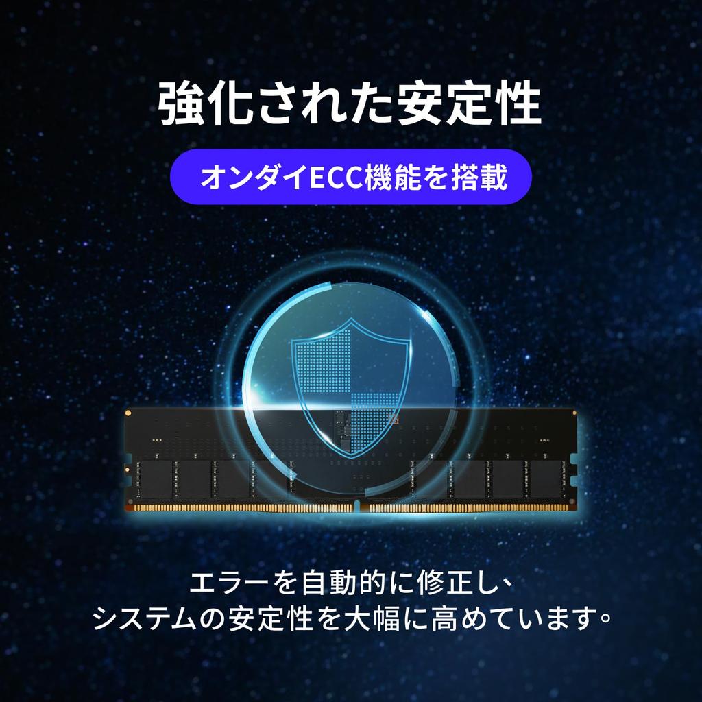 MMOMENT DDR5 32 ГБ x 2 комплект дисков 4800 МГц память для настольного ПК (64GB) ПК5-38400 (CL40/1.1V/288-контактный)