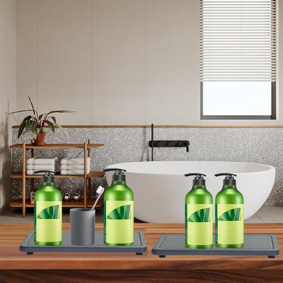 2 шт. водопоглощающий каменный поднос быстросохнущий диатомит подставка под раковину противоскользящая кухонная губка