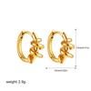 Punk Rock Metal Twisted Spiral Mini Hoop Earrings Stainless Steel Small Circle Round Huggie Ear Buckle Fashion 2026 New Jewelry
