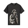 For The Rolling Stones Mick Jagger Concert Photo Vintage Tee Black Men Tops KHM033210-001