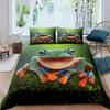 Tree Frog Frog Animal Quilt Cover Bedding Three-Piece Quilt Cover Independent Station