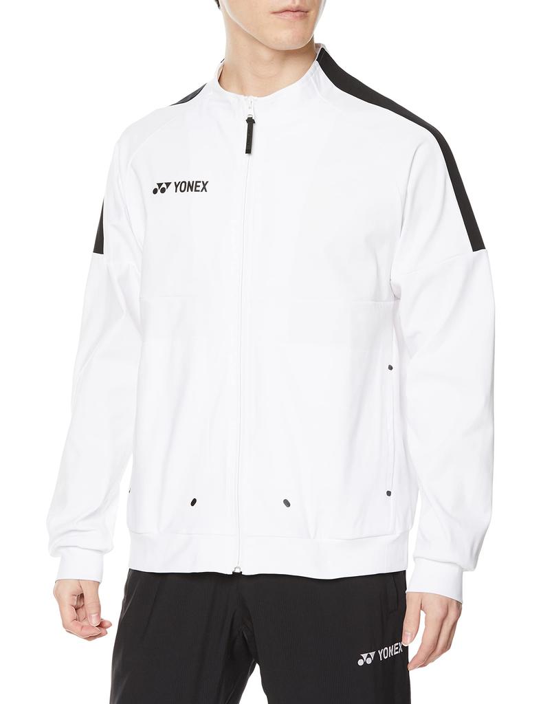 YONEX Трикотажная футболка Белая Размер M Мужская Разминочная (Подходящий стиль), (011),