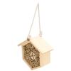 Wooden Bee House Decorative Hanging Insect House Insect Hotel for Garden Supplies
