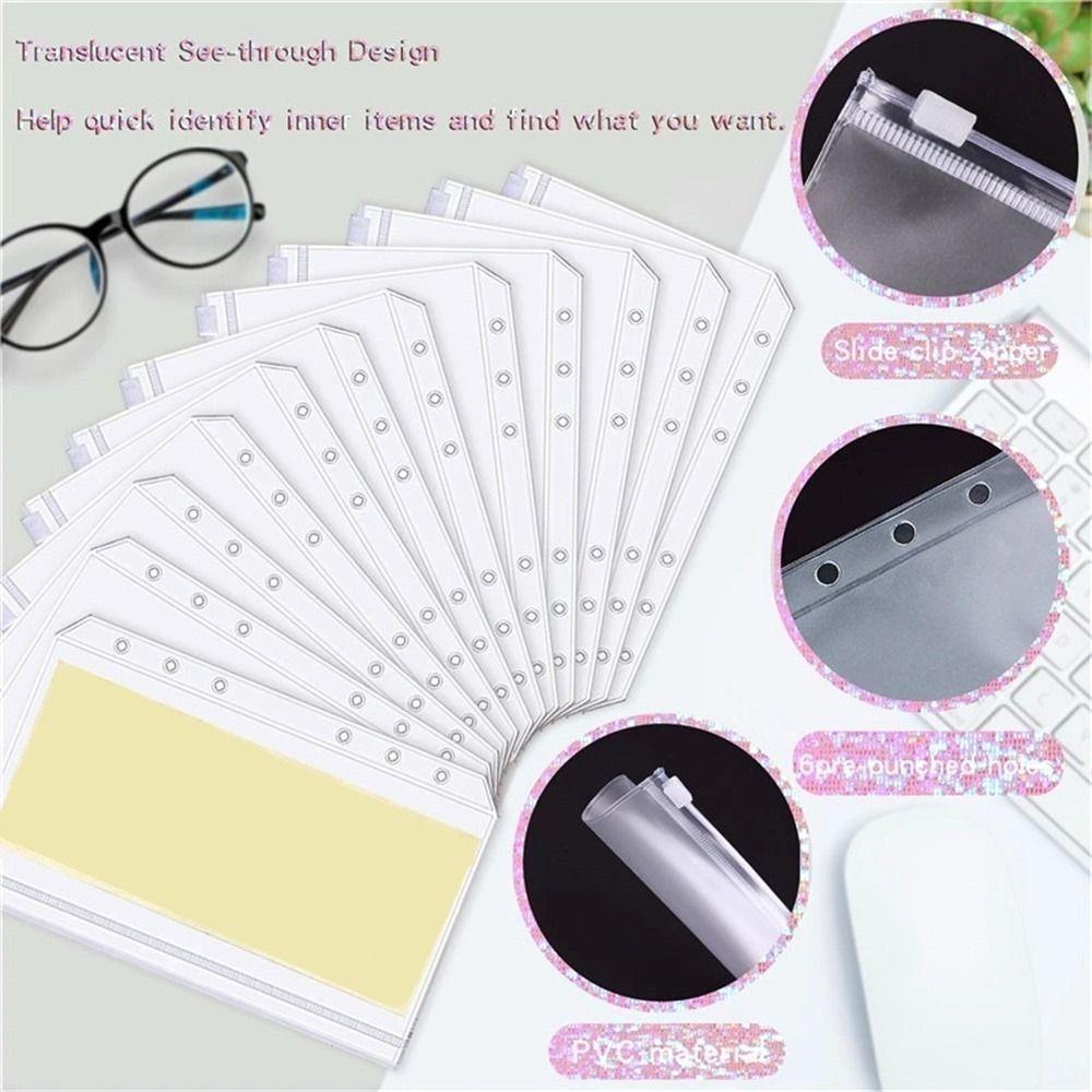 Pockets Cash Envelopes A6 Size Binder Notebook Cash Book Binder Budget Budget Planner Notebook