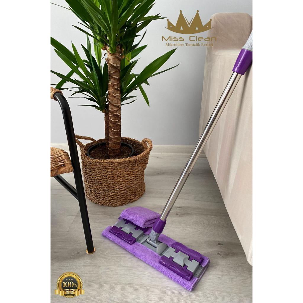 (с 1 запасной салфеткой в подарок) Швабра для пола, плитка, настенная поверхность, чистка, микрофибровая швабра с защелкой