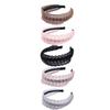 Design Resin Lace  Leaves Headband Korean Style Hair Wear Women Hair Accessories Wide Side Hairband