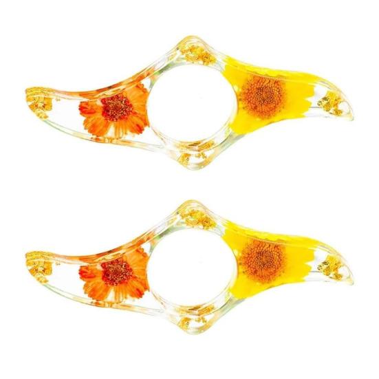 1 шт/2 шт держатель для страниц книги сухоцвет смоляное кольцо для большого пальца держатель для страниц закладка-цветок аксессуары для чтения для любителей книг