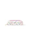 Louis Vuitton X Takashi Murakami Шарлотта Логотип-буквы Застежка-молния Дорожная сумка для хранения Унисекс Сумки Белый Мультиколор GI1303