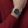Seiko Серия Prospex 300 метров водонепроницаемость Автоматические Стальной браслет 40 мм мужские часы черный циферблат SBDC197