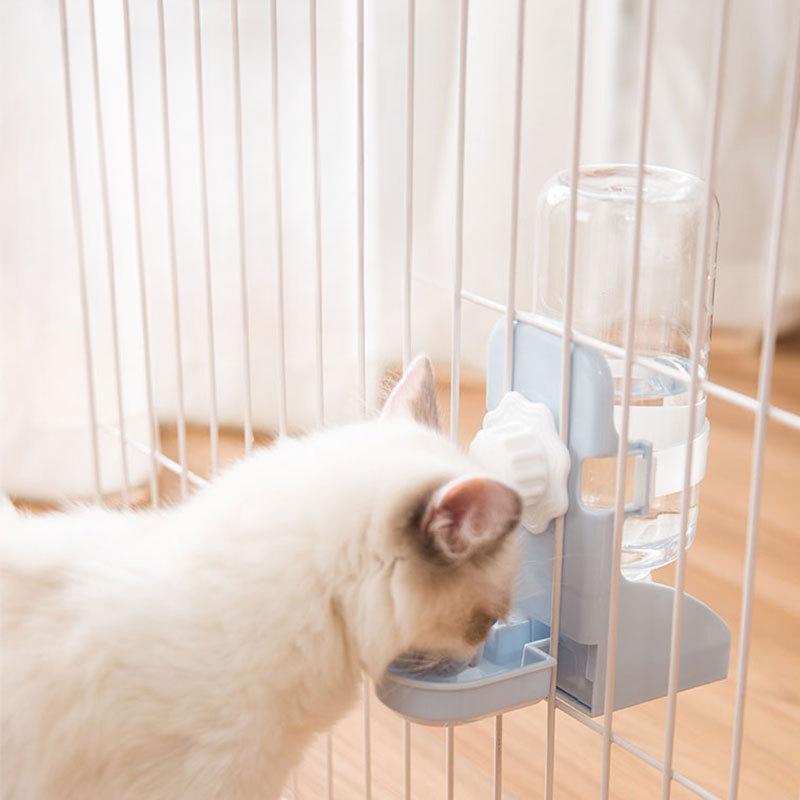 Диспенсер для воды для щенков, подвесная миска, чайник для питья, автоматическая подвесная клетка для кормления водой, товары для кошек