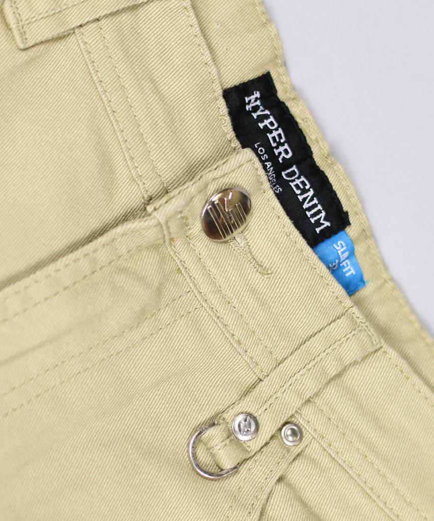Брюки цвета Хаки Ato из джинсы Haipeodenim