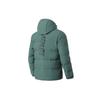 Li-Ning Training Series Casual Hooded Down Jacket Men Outerwear Wild-Duck-Green AYMQ055-6
