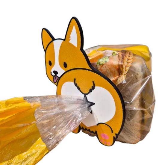 Хлебная клипса «Кошачья попа», напечатанная на 3D-принтере, держатель для пакетов для любителей кошек