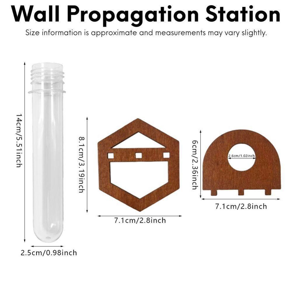 Hydroponics Plants Wall Hanging Vase Cone Shape Flowerpot  for Home Office Decor