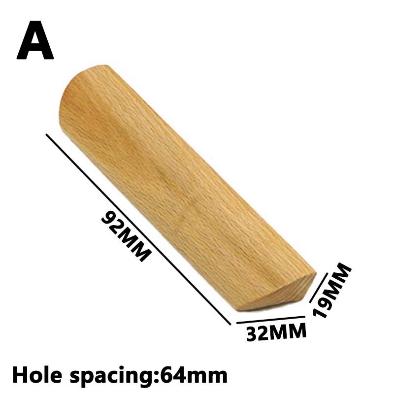 1 шт., мебельные ручки, деревянные ручки, ручки из бука, ручки для ящиков шкафов, комодов