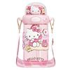 Мультяшный стакан для воды с трубочкой Sanrio My Melody/Hello Kitty/Kuromi Герметичная детская бутылка для воды Космическая чашка для мальчиков/девочек Подарок