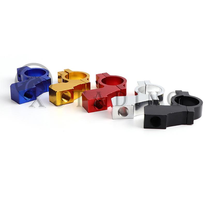 Universal 7/8" Motorcycle Handlebar Rear View Mirror Bracket Mount Adapter Holder Clamp CNC Aluminum Mount Brackets Accessories
