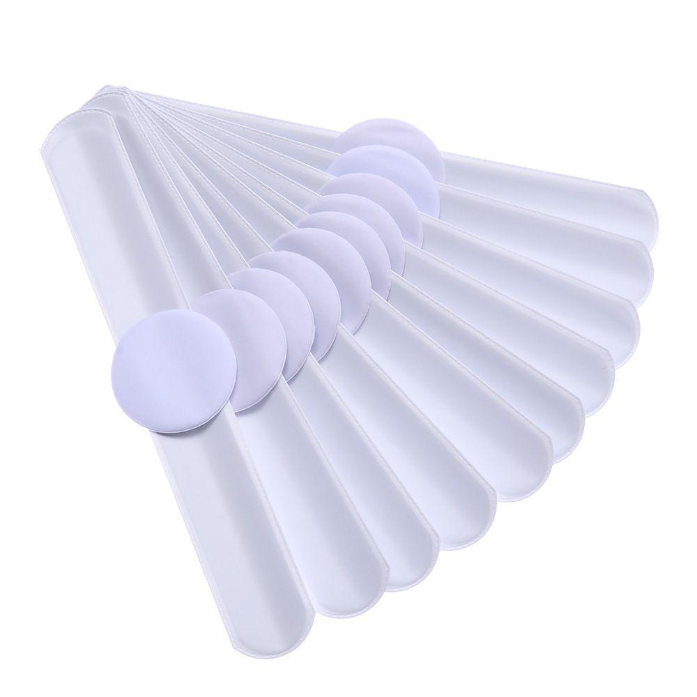 Живопись Ручная работа Рождество Хэллоуин Многоразовые записываемые водонепроницаемые браслеты Пустые браслеты слэп