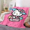 1 шт. Плед Hello Kitty Sanrio Легкий фланелевый плед для дивана кровати путешествий кемпинга гостиной офиса дивана кресла