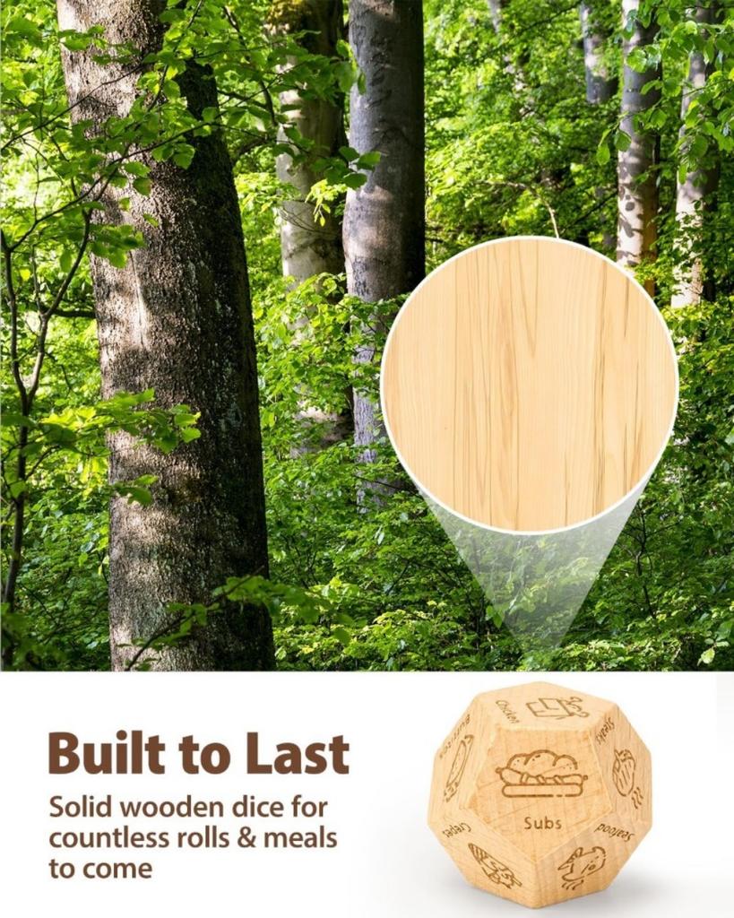 Еда решает кубик 12 граней, кубик для свидания, идеи подарков для пары, он и она, ужин кубик решает, крутой день рождения, свадьба