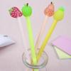 3pcs Pen Pear Apple Strawberry Pineapple Fruit Gel Pen Black Ink Writing Pens Student Pens Cute School Supplies